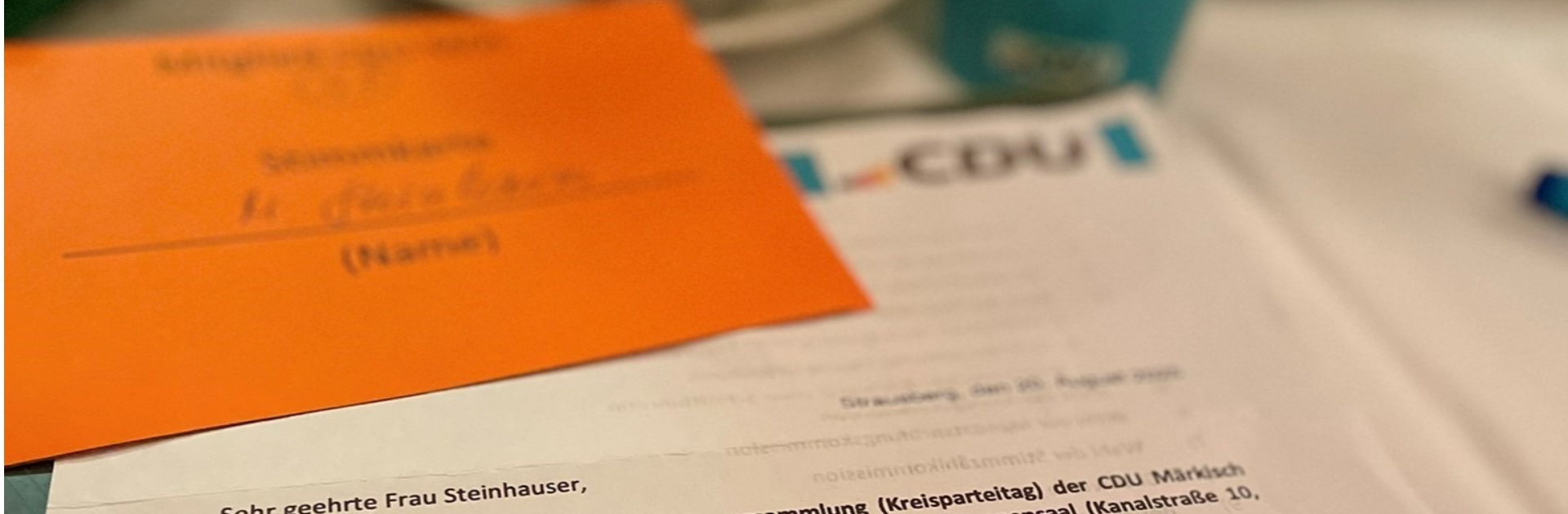 CDU Neuenhagen beim Kreisparteitag in Wriezen